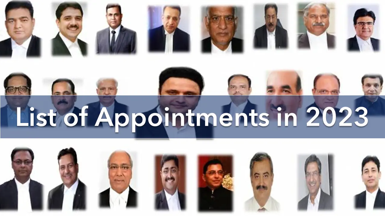 List of Appointments in 2023