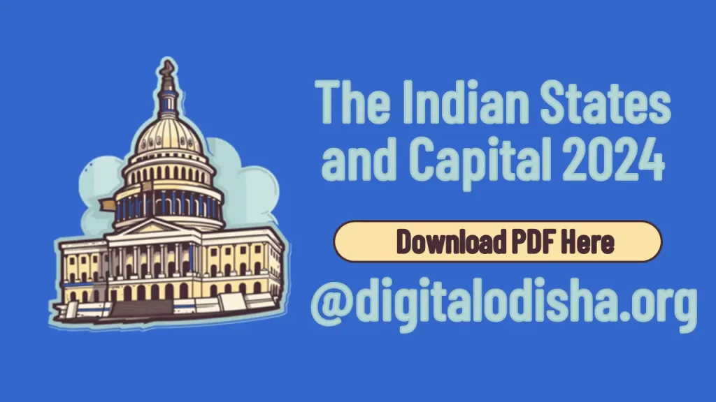 List of the Indian States and Capital