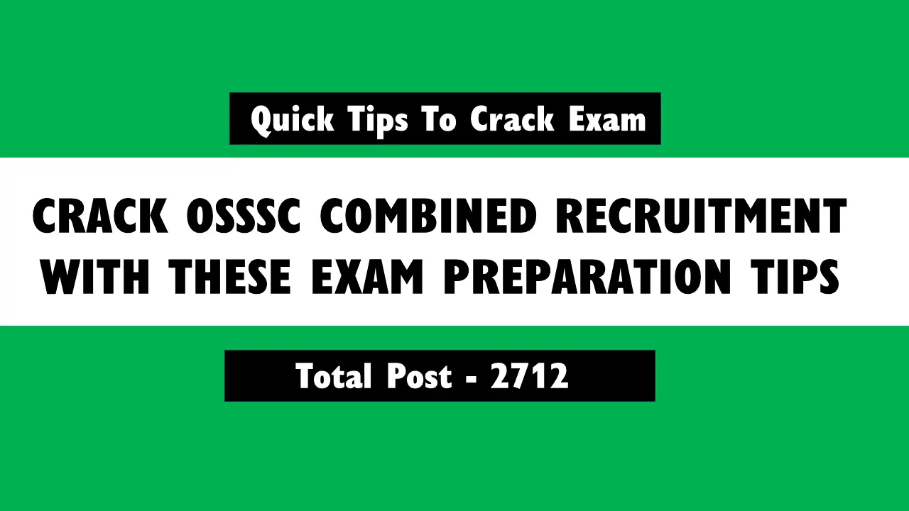 OSSSC Combined Recruitment Exam